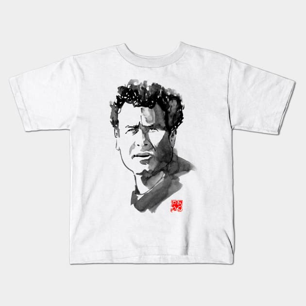 johnny clegg Kids T-Shirt by pechane